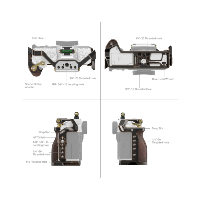 SmallRig Retro Cage for FUJIFILM X-T5 - Chính hãng SmallRig Retro Cage for FUJIFILM X-T5 - Chính hãng
